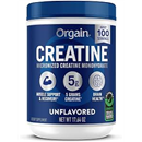 Orgain 5g Creatine Monohydrate Micronized Powder, Unflavored, 100 Servings