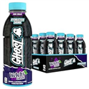 GHOST Hydration Drink, Zero Sugar, 12 Pack, Welch’s Grape - 16.9 Fl Oz