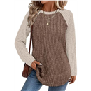 WIHOLL Long Sleeve Shirts for Women Fall Sweaters Lightweight Trendy Tops