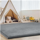 Baby Play Mat 1.3" Thick-47 X47 Rug Mat for Floor, Tatami Mats,Grey
