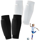 2 Pairs Soccer Shin Guards for Kids Youth Adult with Honeycomb Pads