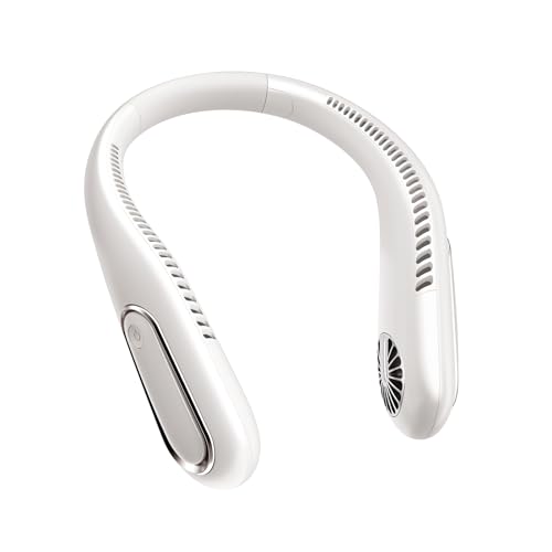 Bladeless Portable Neck Fan (Hands-Free, Rechargeable)