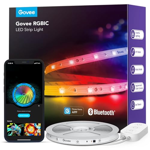 Color-Changing LED Strip Lights (App and Remote)