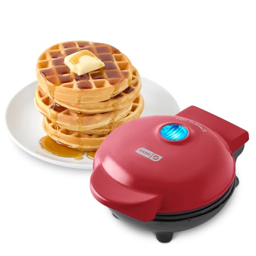 Mini Waffle Maker (4-Inch Nonstick)