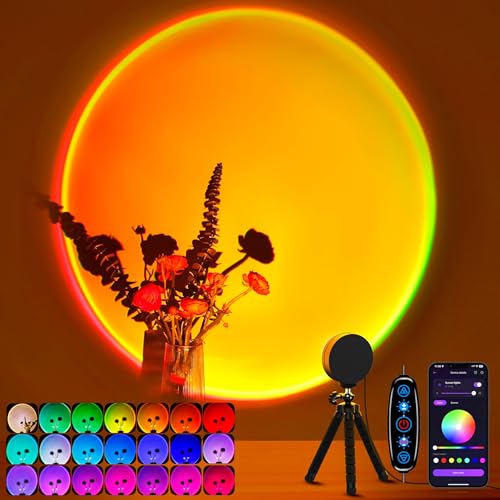 Sunset Projection Lamp (16-Color LED Mood Light)